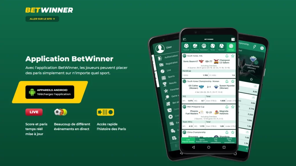 Découvrez la Betwinner Betting Platform  Le Meilleur des Paris Sportifs
